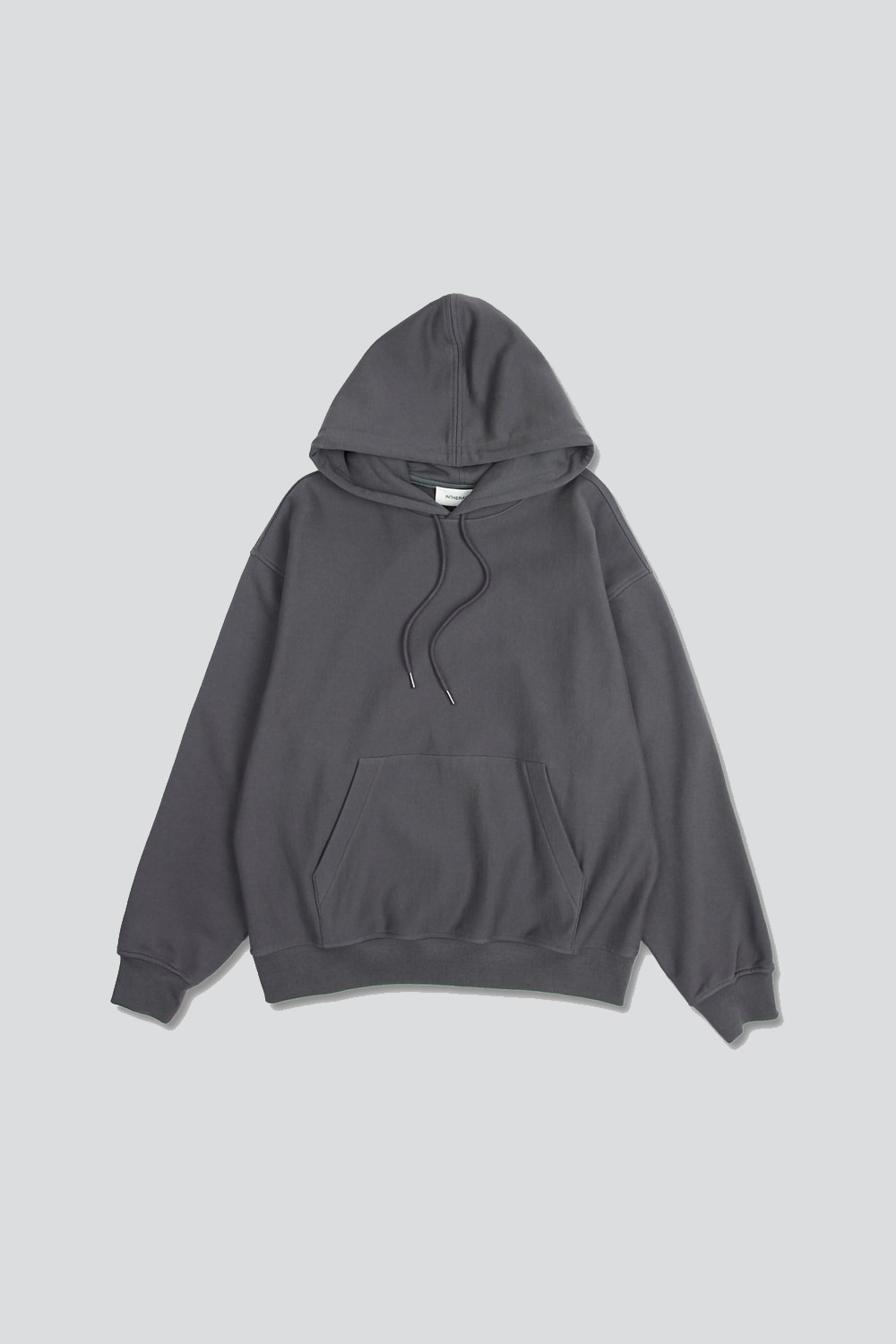ESSENTIAL SWEAT PARKA - CHARCOAL