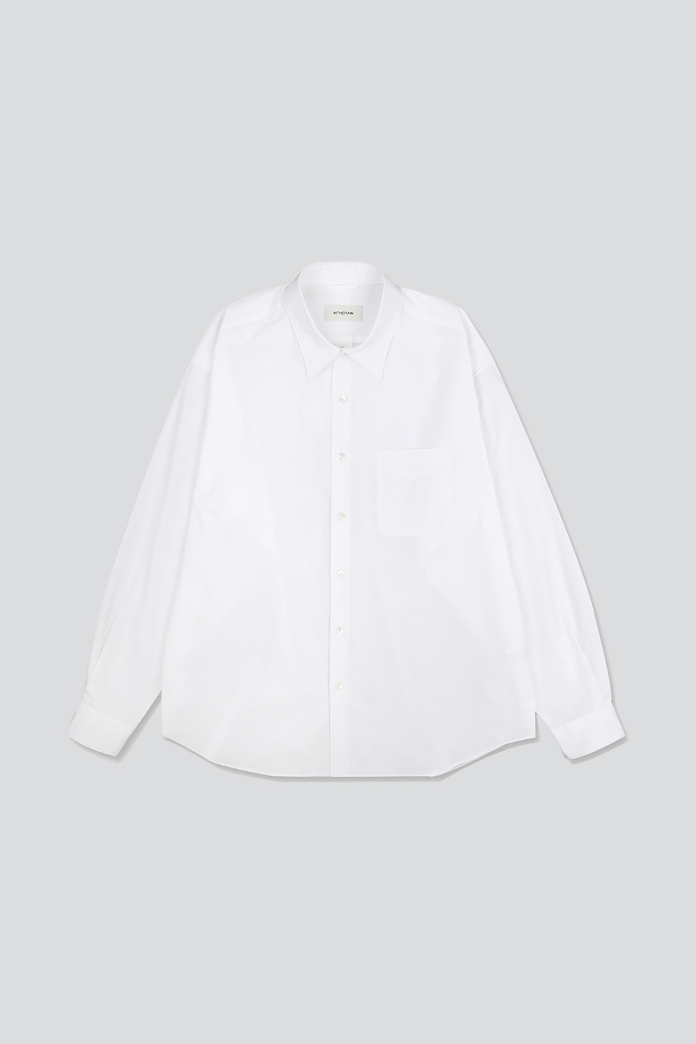 COTTON RELAXED SHIRT - WHITE