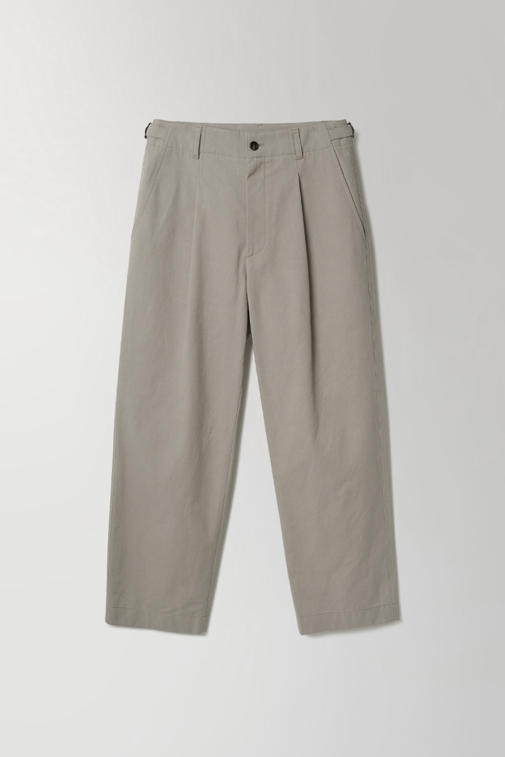 STRUCTURED CHINO PANTS - FROST GREY
