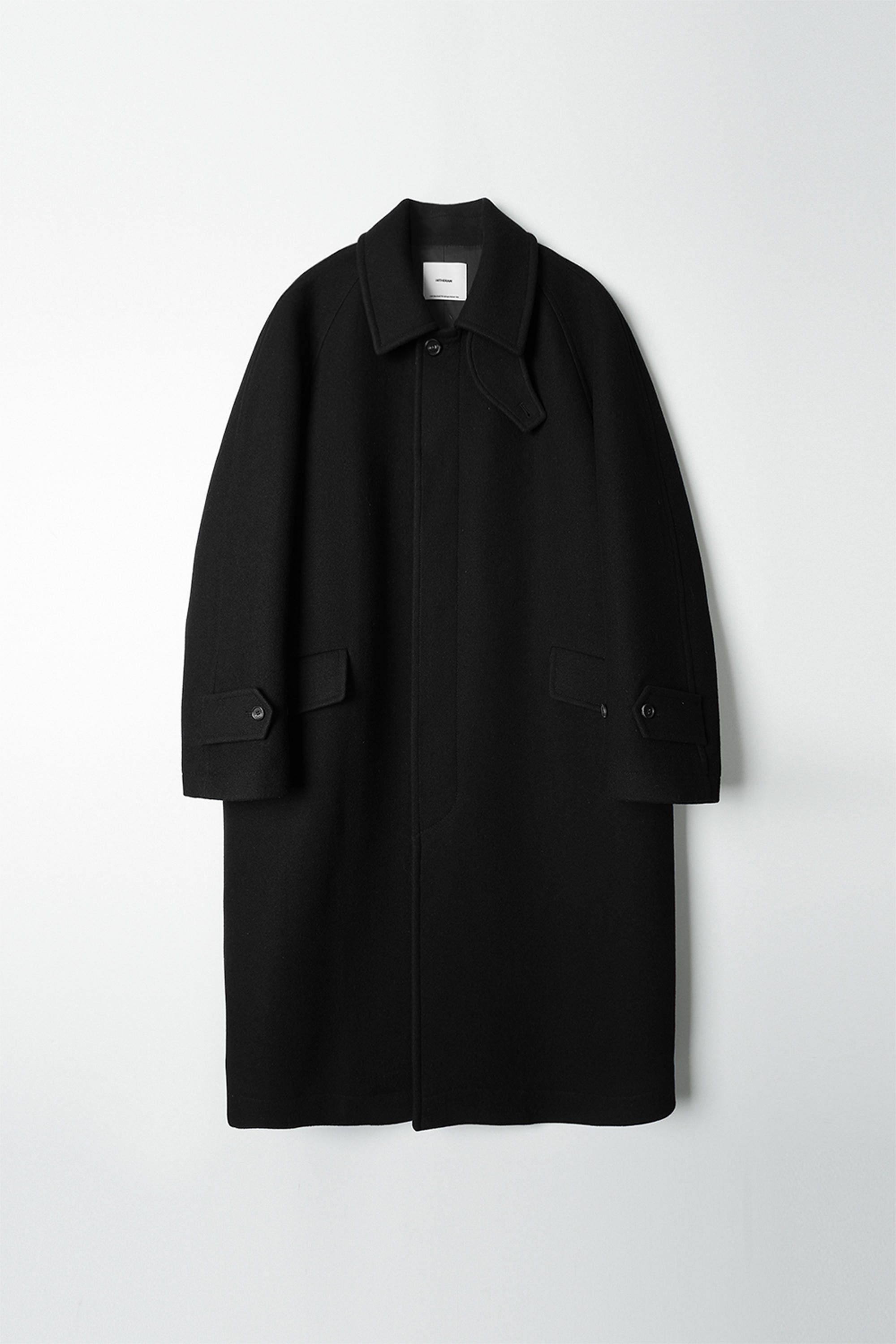 22AW WOOL ROVER COAT - BLACK