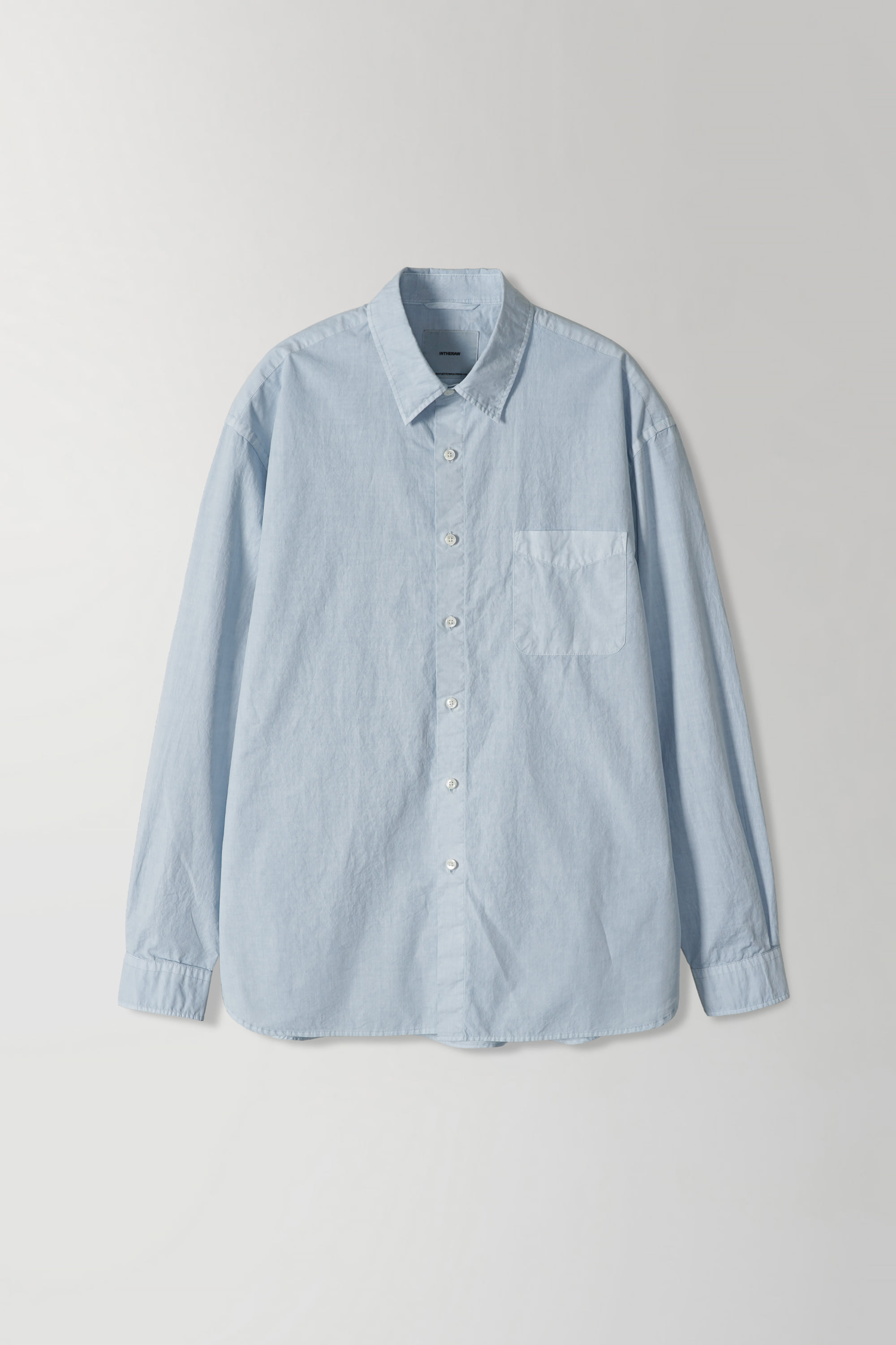 [2ND] VINTAGE DYED SHIRT - BLEACHED SAX